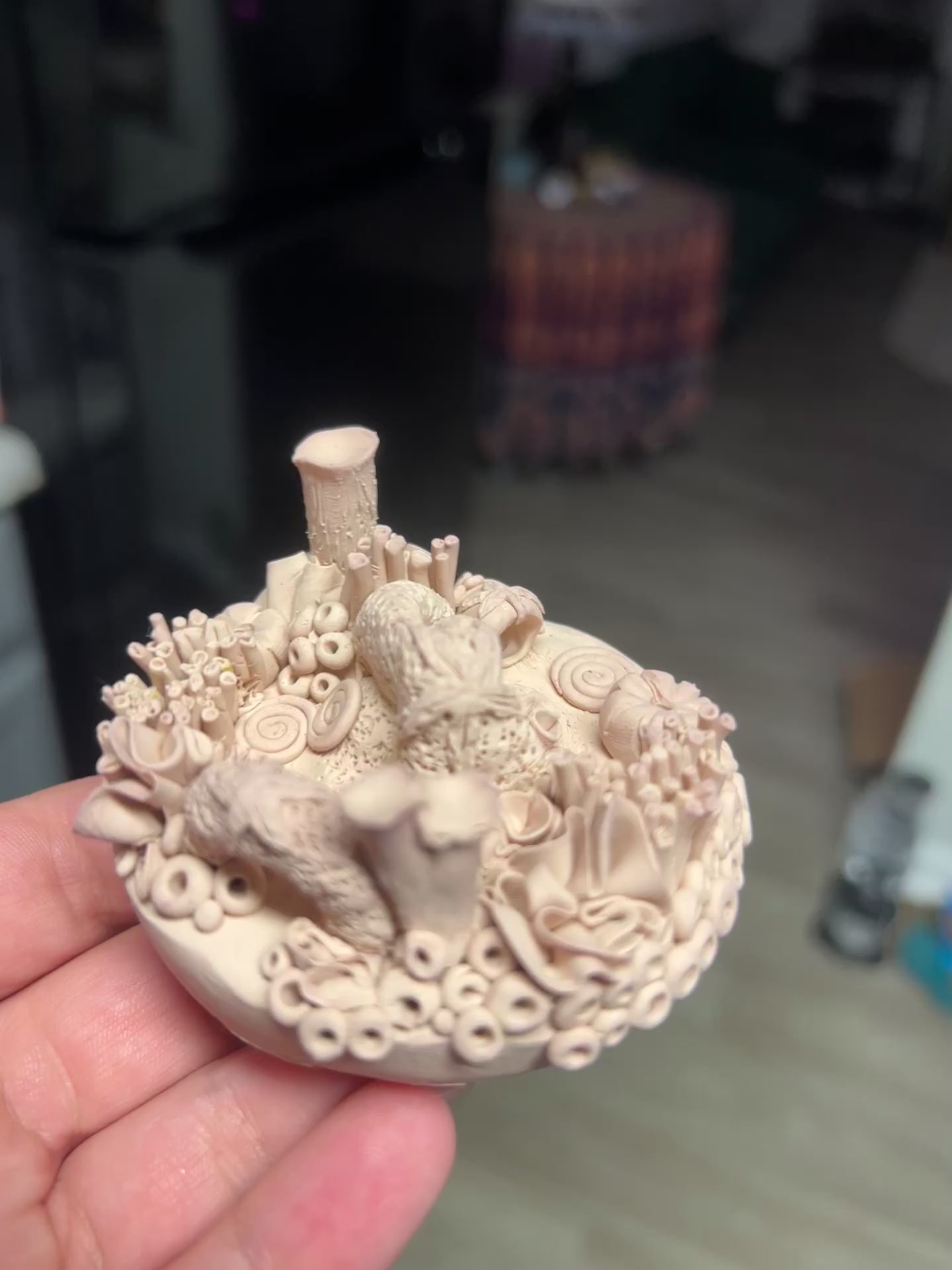 Coral Reef Inspired Clay Sea Scape